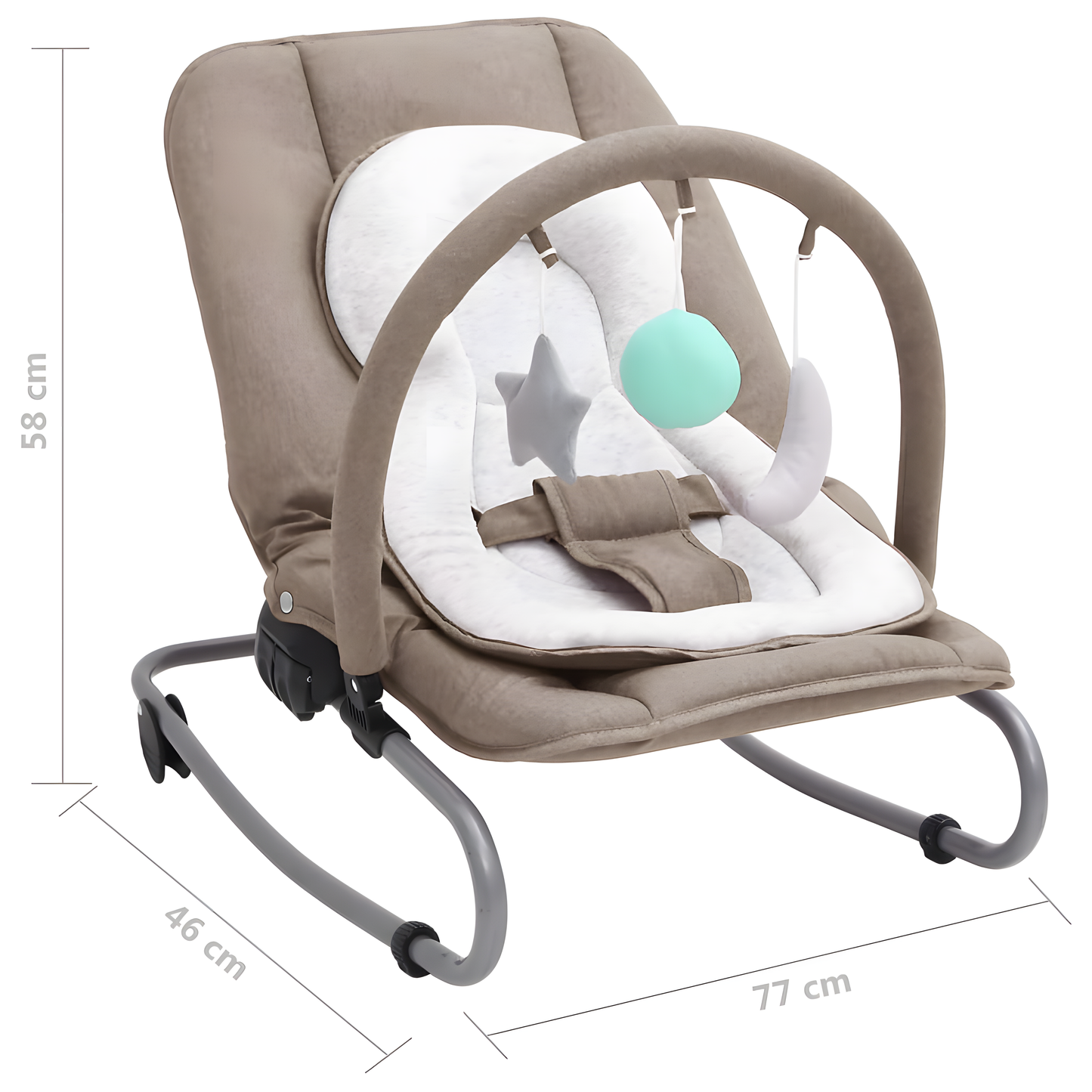 Transat bébé Relax & Play Taupe